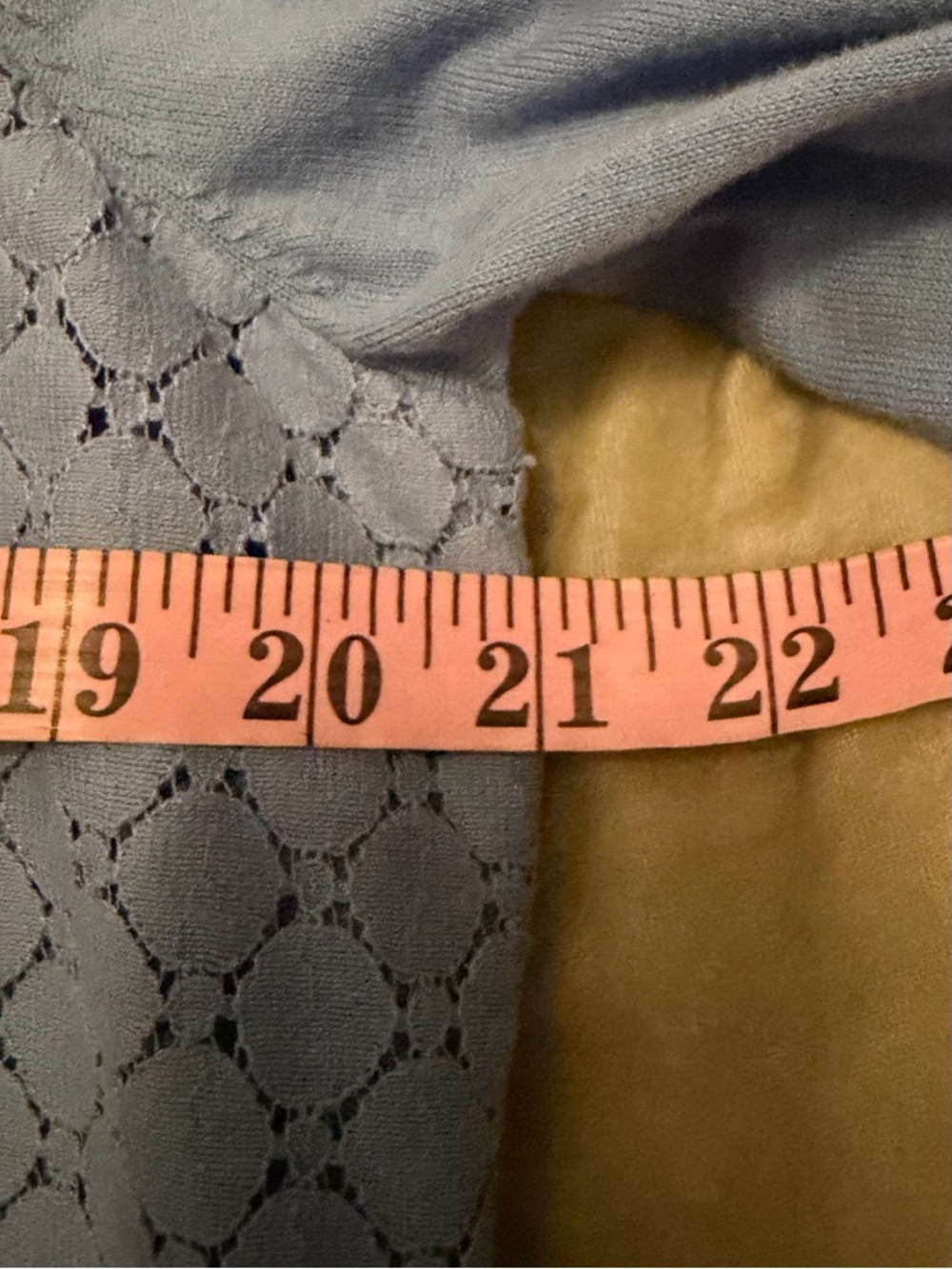 Talbots Light Blue Knit Button-Front Cardigan size xl euc - Picture 4 of 5
